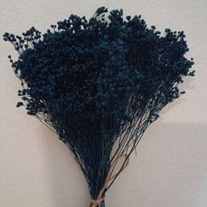 Elegant Midnight Blue Faux Floral Arrangement